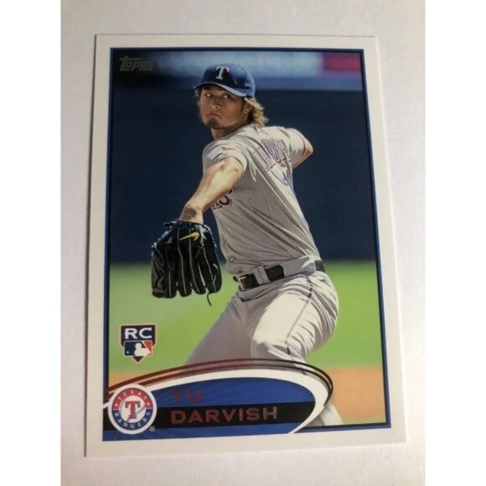 2012 Topps Factory Set Variation Yu Darvish Gray Jersey Rangers RC 660